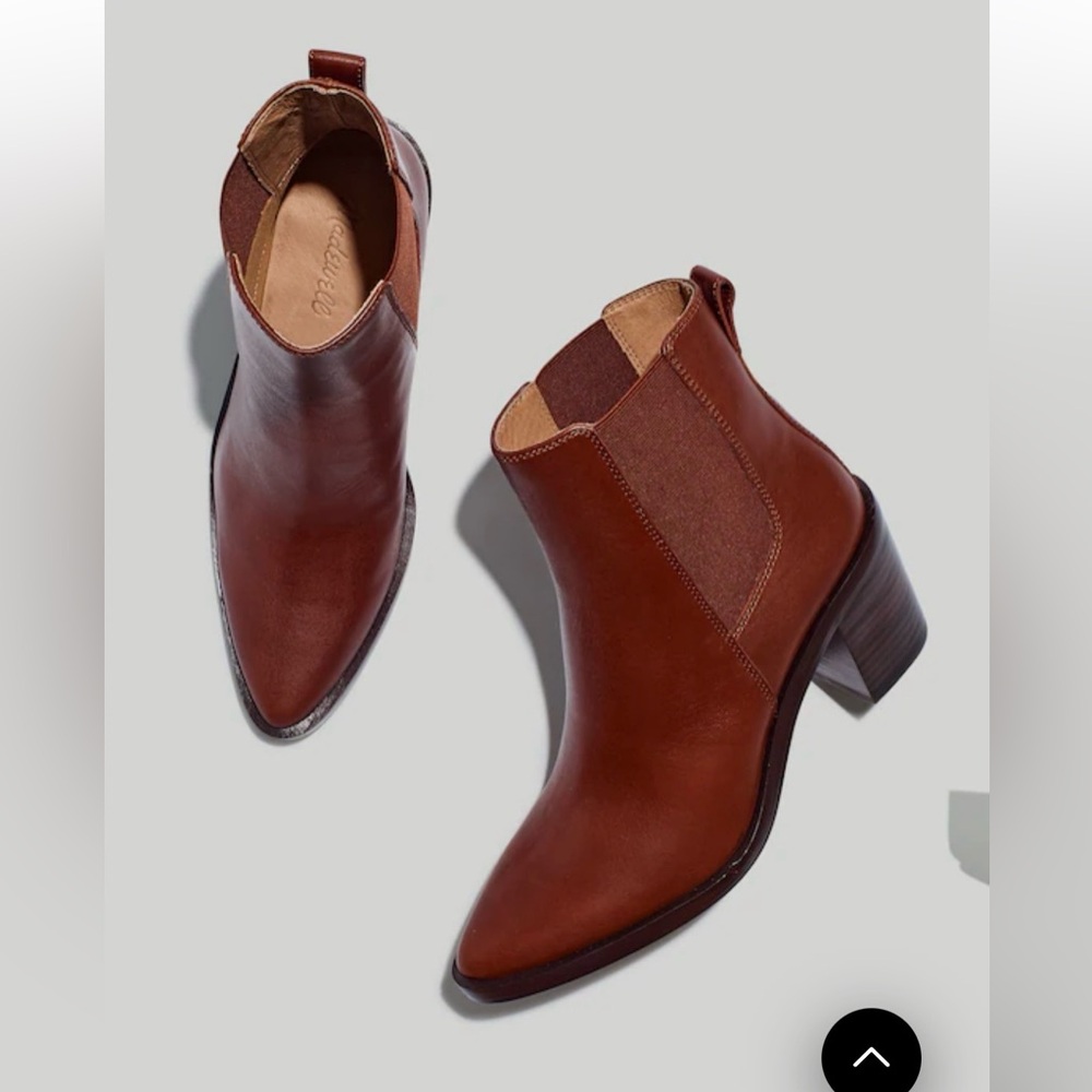 Used good condition Madewell Elspeth Chelsea Boot 9.5 brown